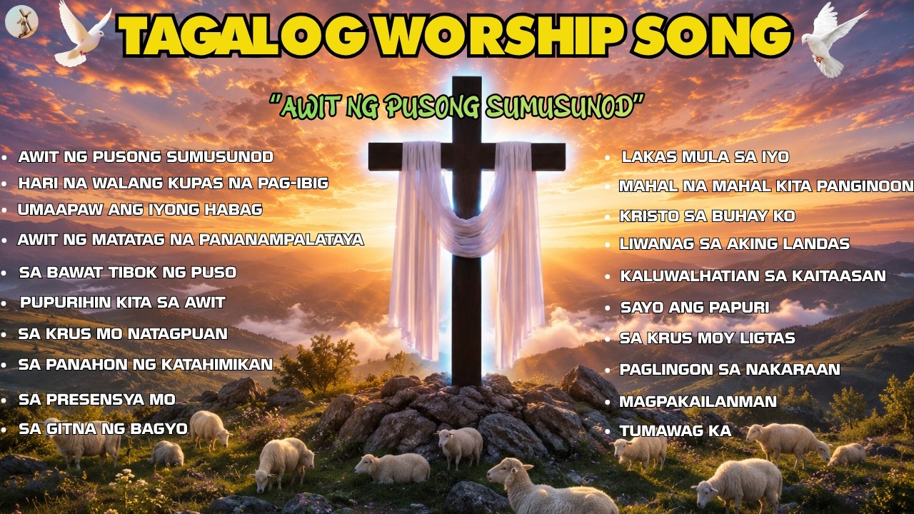 ''AWIT NG PUSONG SUMUSUNOD'' TAGALOG WORSHIP SONG WITH LYRICS cover art