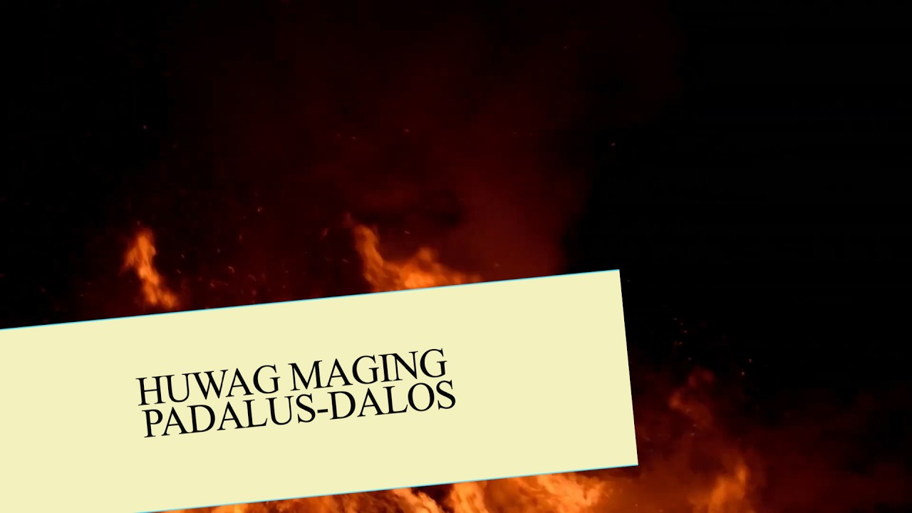 Huwag Maging Padalus dalos cover art