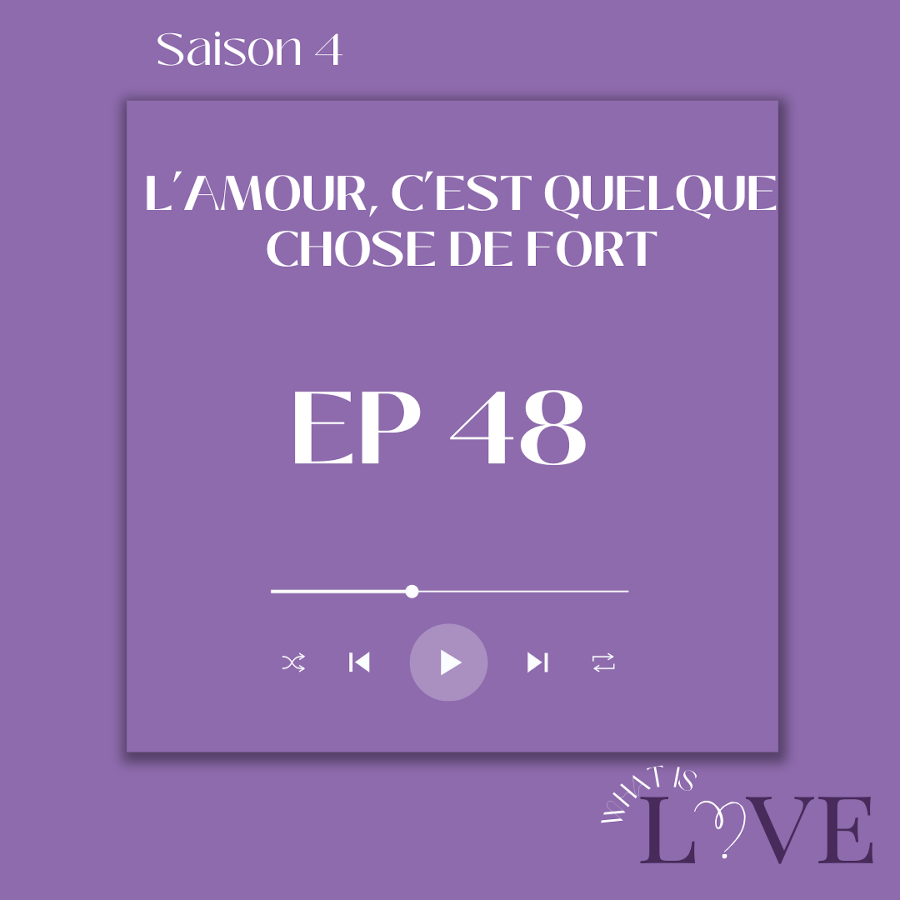 L'amour, c'est quelque chose de fort