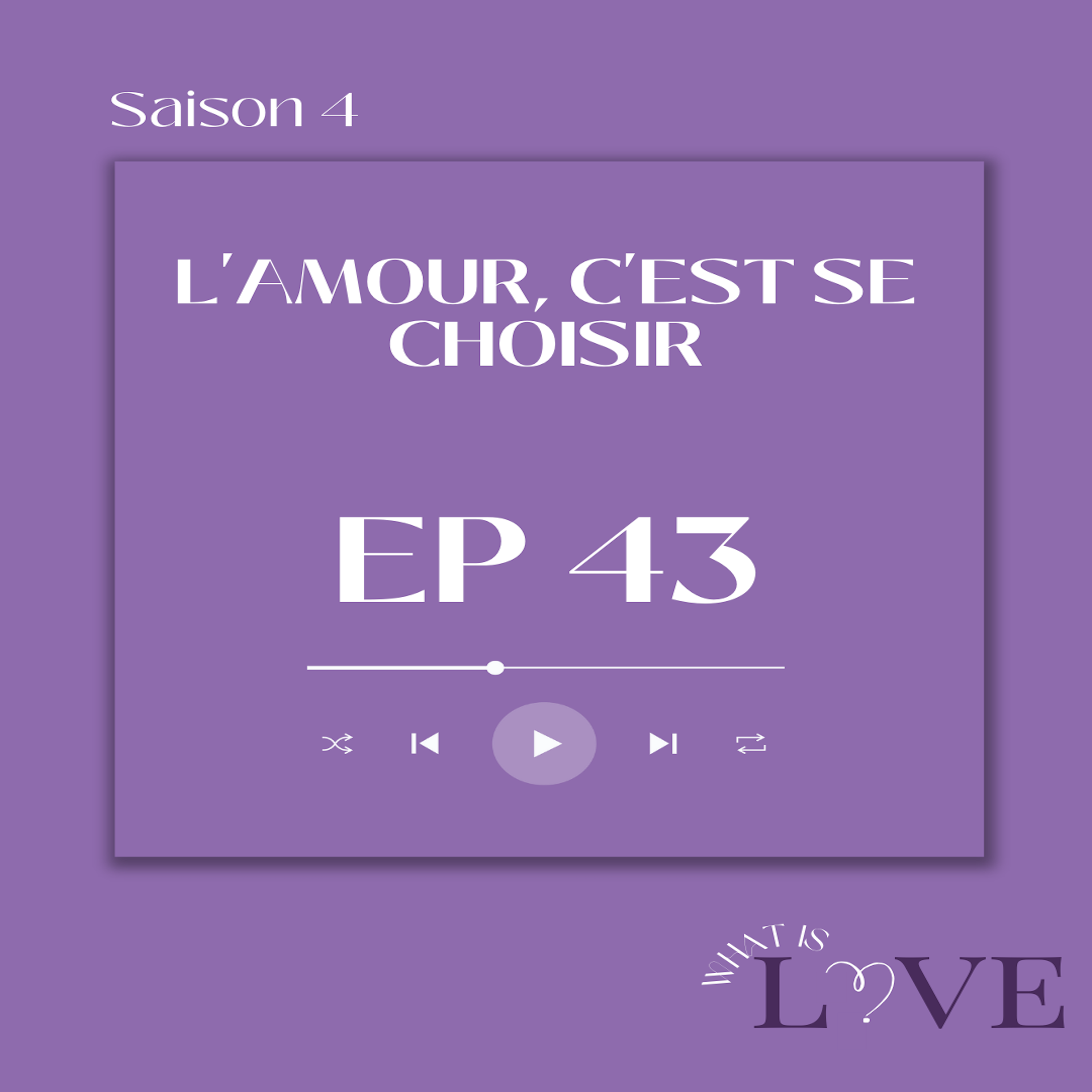 L'amour, c'est se choisir