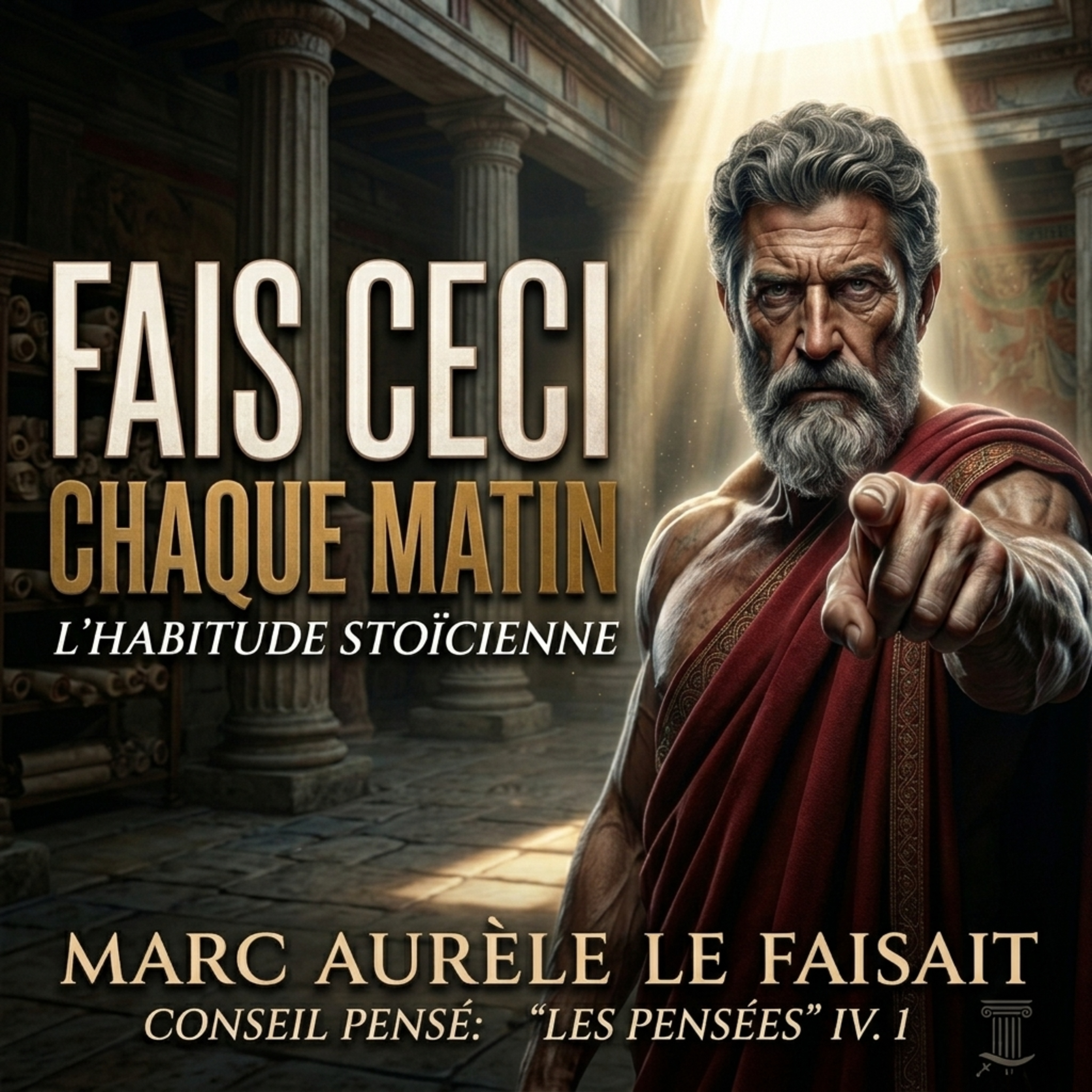 Ce Que Marc Aurèle Faisait Chaque Matin Pour Dominer Sa Journée | Stoïcisme cover art