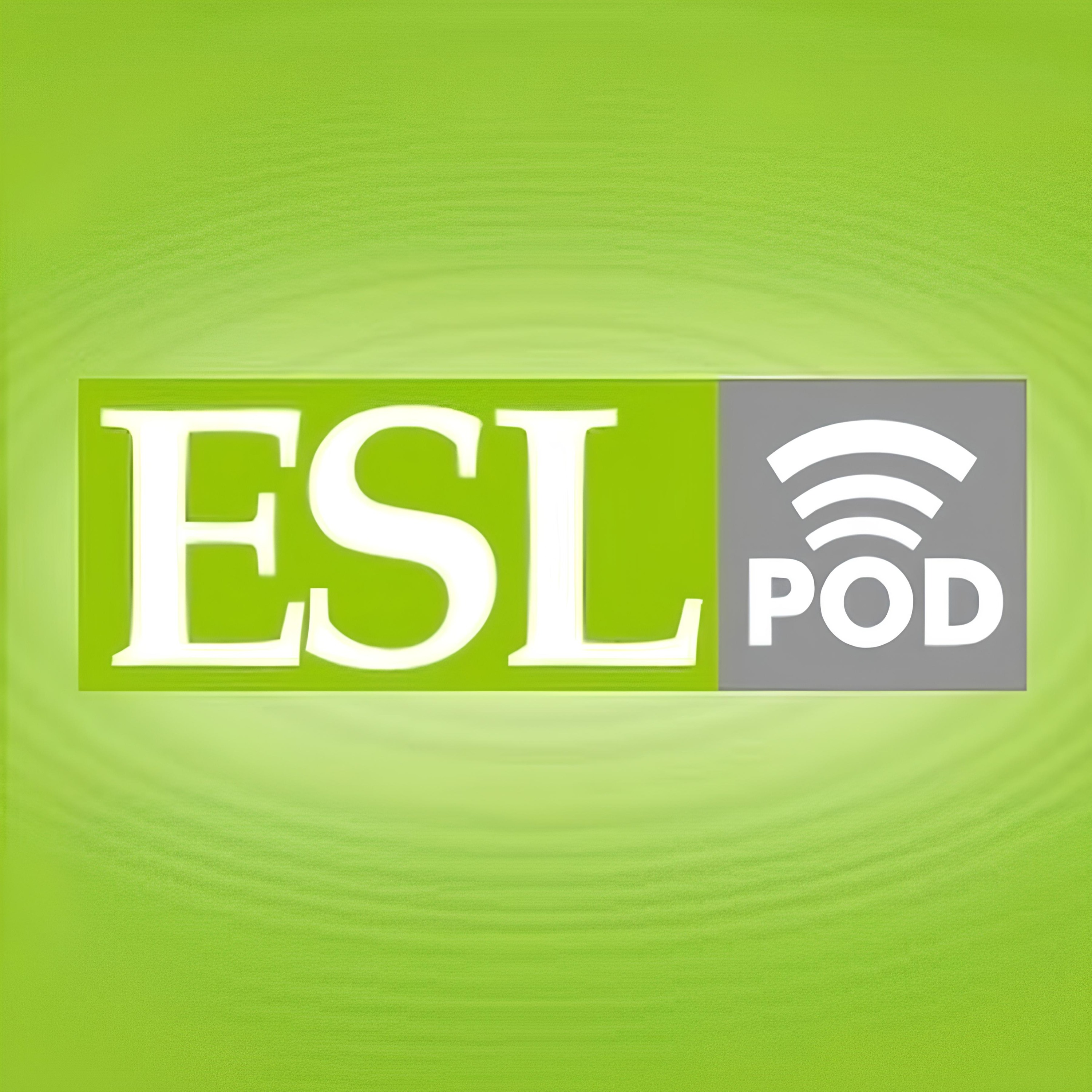 ESL Pod Official - Speak English Fluently by Listening (with Text) cover art
