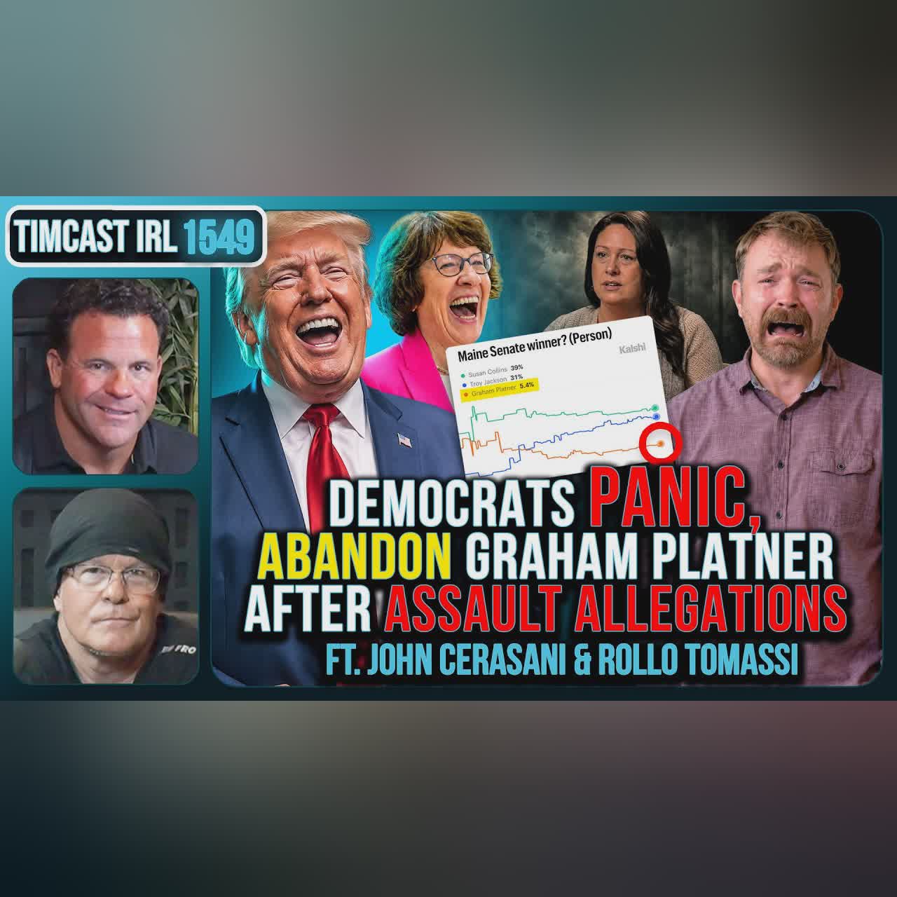 DEMOCRATS PANIC, Abandon Graham Platner After Assault Allegations | Timcast IRL cover art