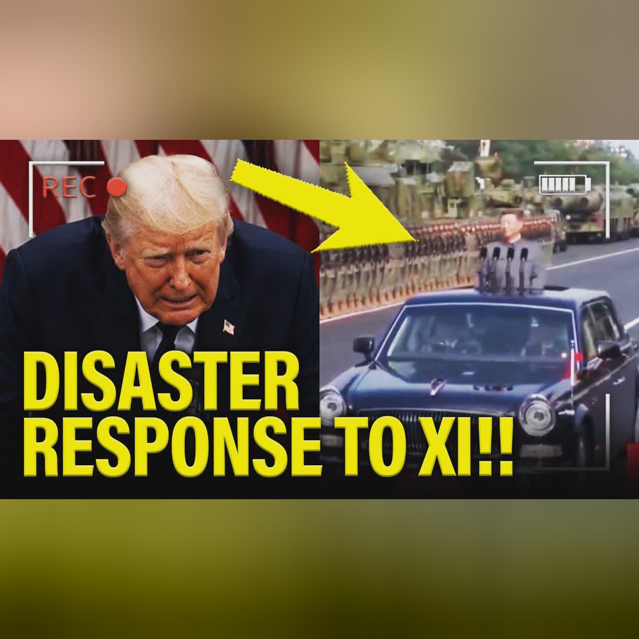 Trump holds DISASTER PRESSER as XI THREATENS HIM!!! cover art