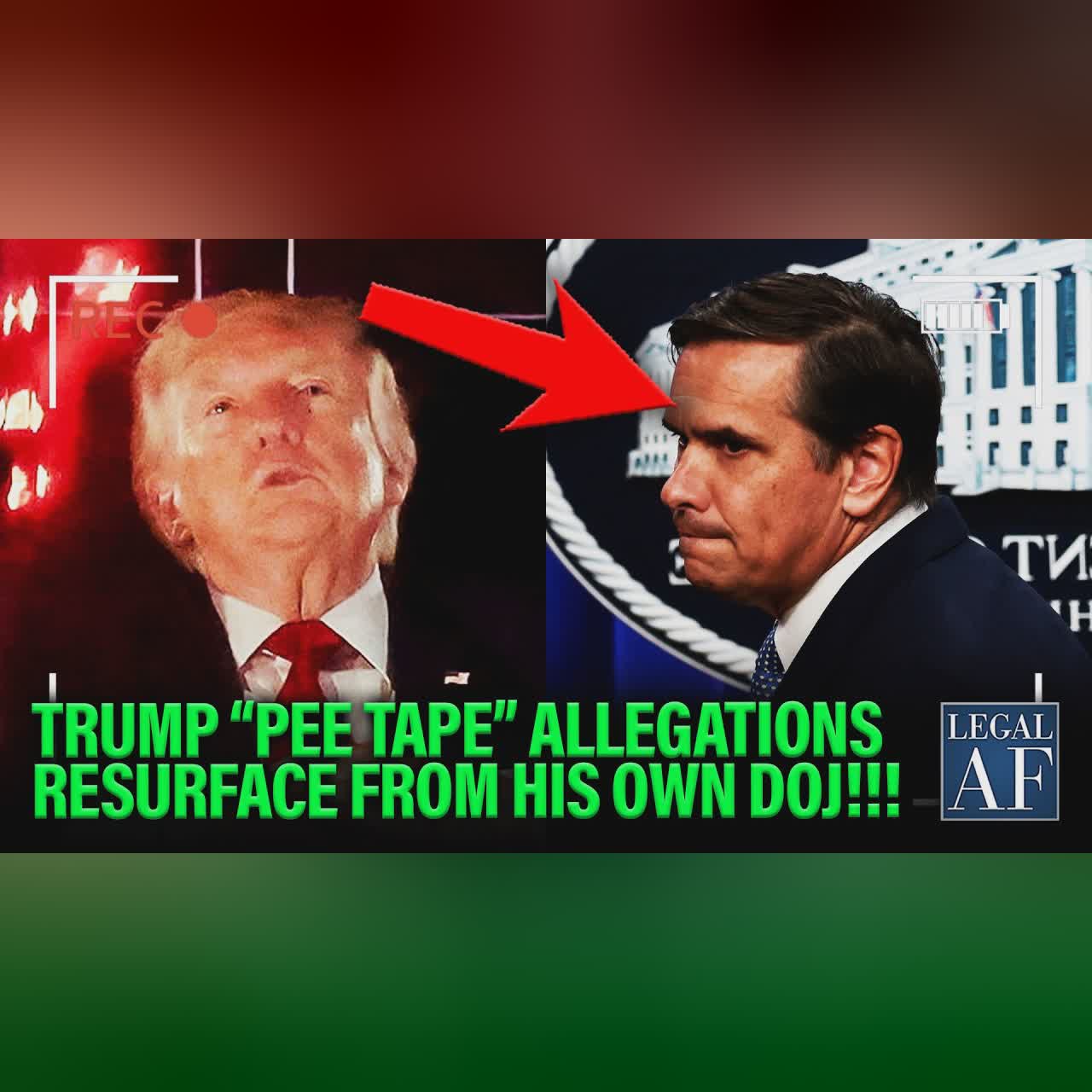 Trump PISSED as His OWN DOJ Resurfaces Infamous Alleged “PEEPEE” Tapes in New Disclosure!! cover art