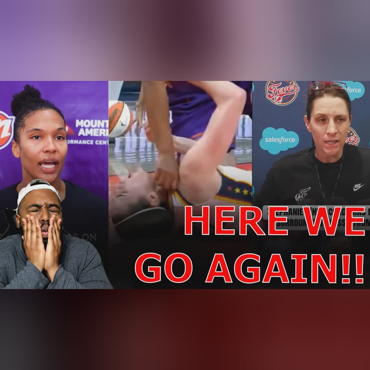 WOKE Black WNBA Player LASHES OUT CRYING Racism Over BACKLASH For Punching Caitlyn Clark In Throat! cover art