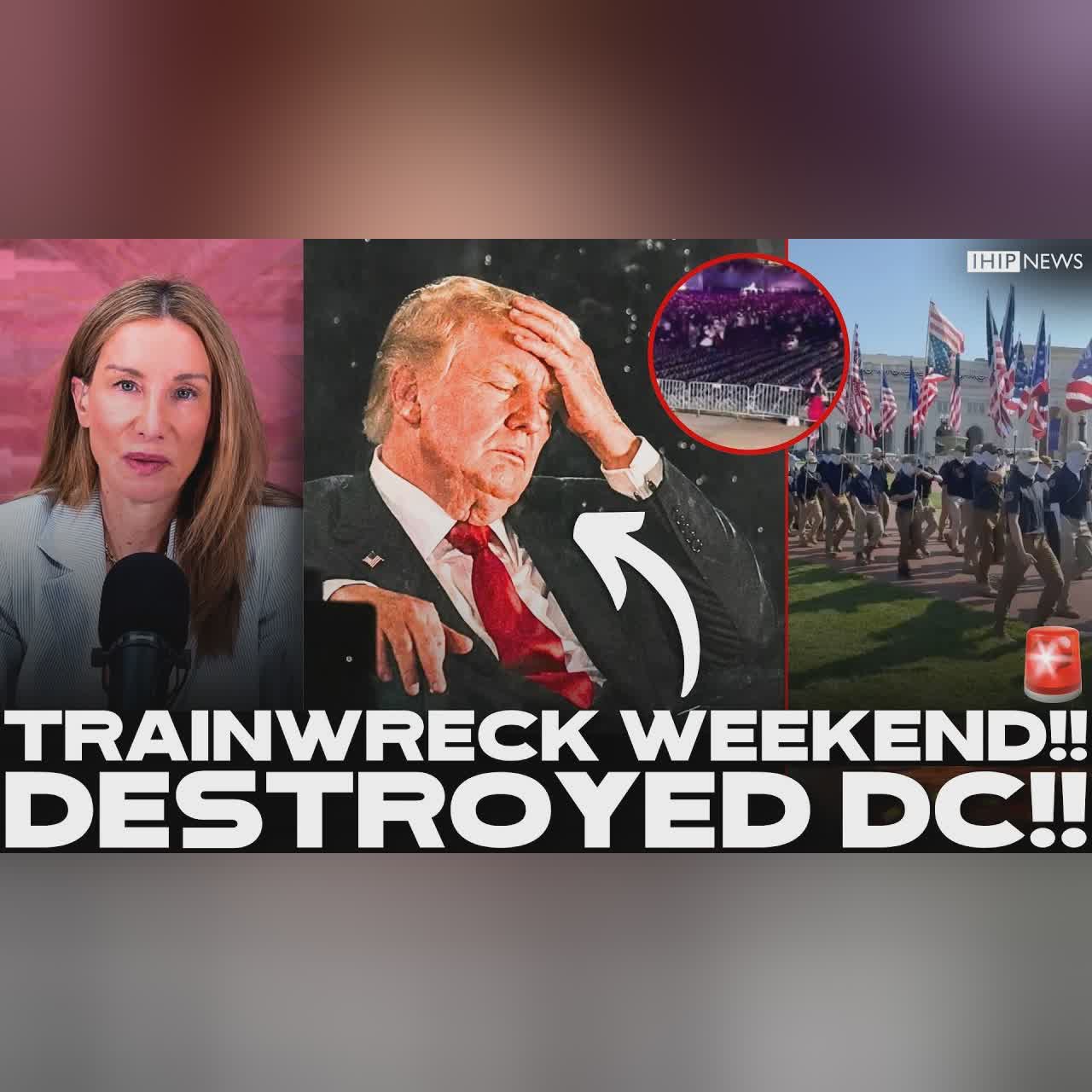 IHIP News: 🚨 Trump's WEEKEND FROM HELL Backfires Causing a Total MIDNIGHT MELTDOWN!! cover art