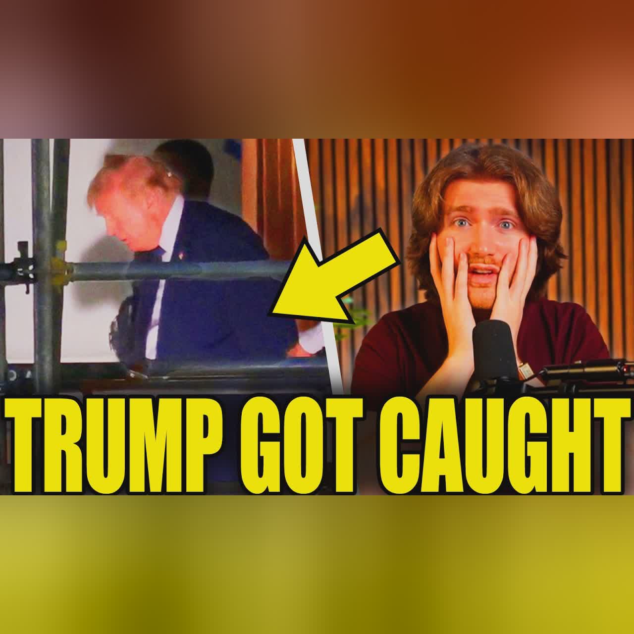 Trump Caught IN THE ACT cover art