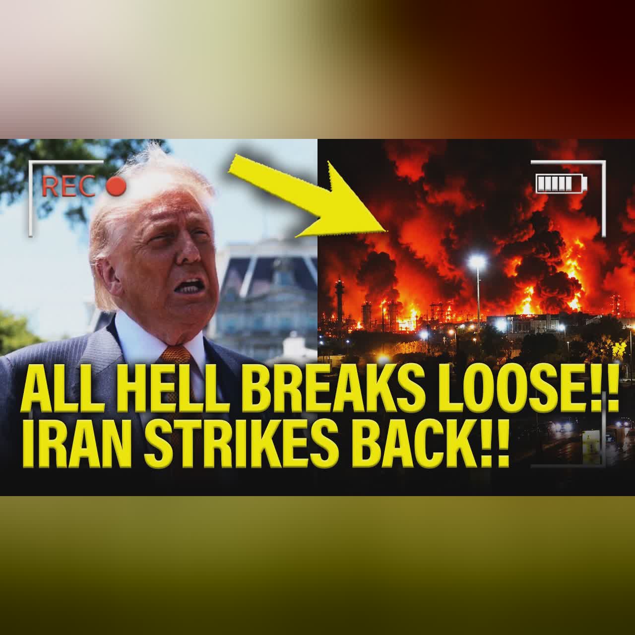All HELL BREAKS LOOSE as Trump Hit With IRAN COUNTER-STRIKE!! cover art