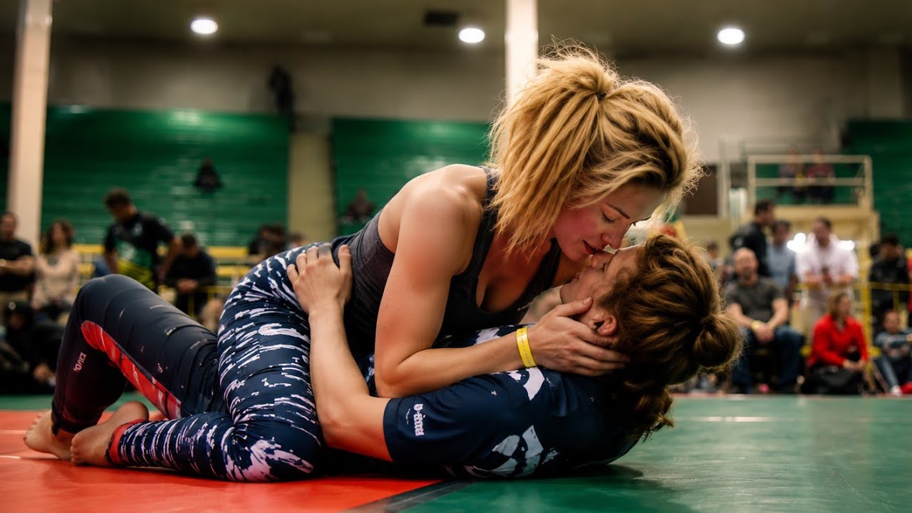 Girl vs Girl full Grappling match 🤼‍♂️#wwe #wrestling #bjj