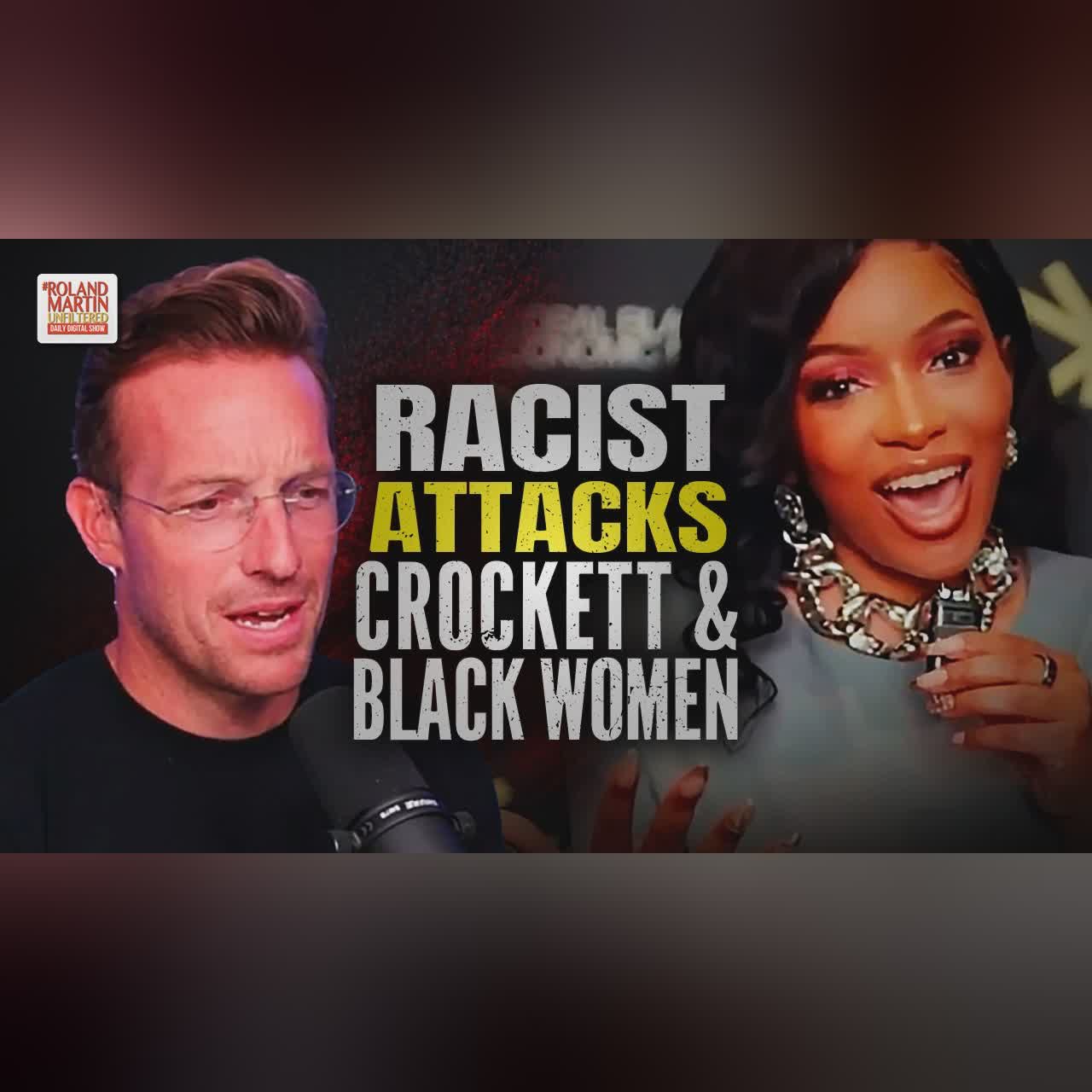 Jasmine Crockett Says America Owes Black Women Everything. Racist Benny Johnson Melts Down & Attacks