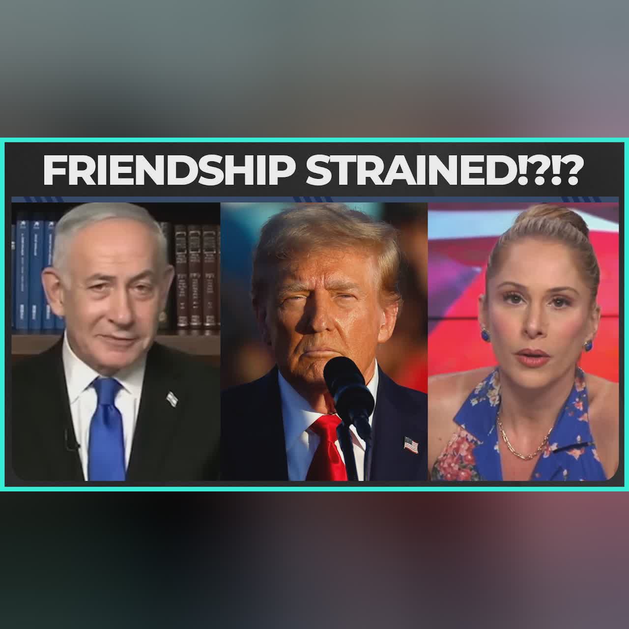 Trump's Rift With Bibi Is Starting To Look REAL