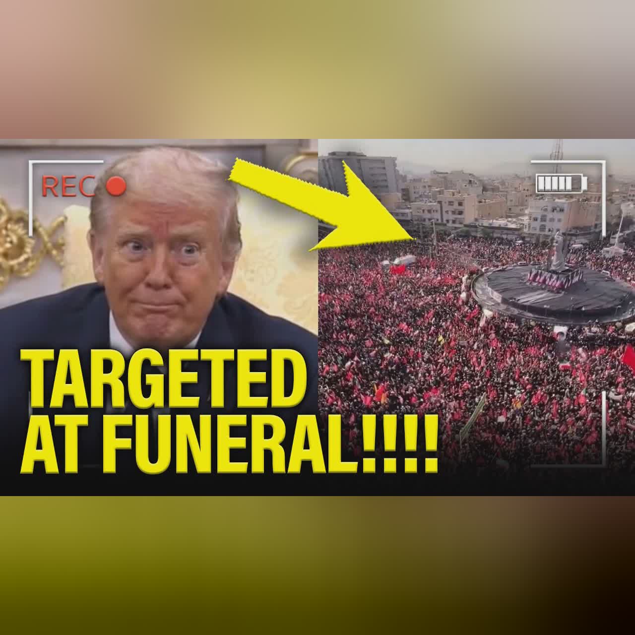 Trump is SCARED TO DEATH as Funeral TARGETS HIM!!! cover art