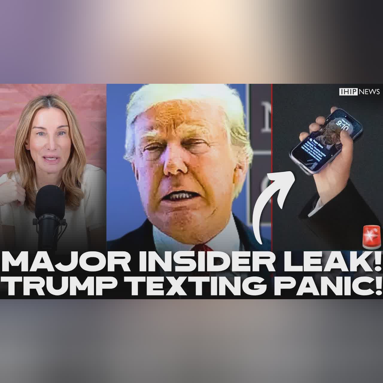 IHIP News: 🚨 Trump TEXTING PANIC Scandal LEAKED By Leaders at NATO! Throwing Things in Tantrum?! cover art