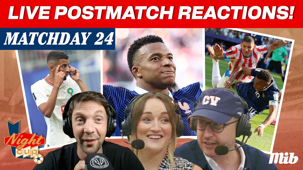 France and Morocco advances! Canada falters I Round of 16 LIVE! Post-Match Reactions | Night Cup cover art