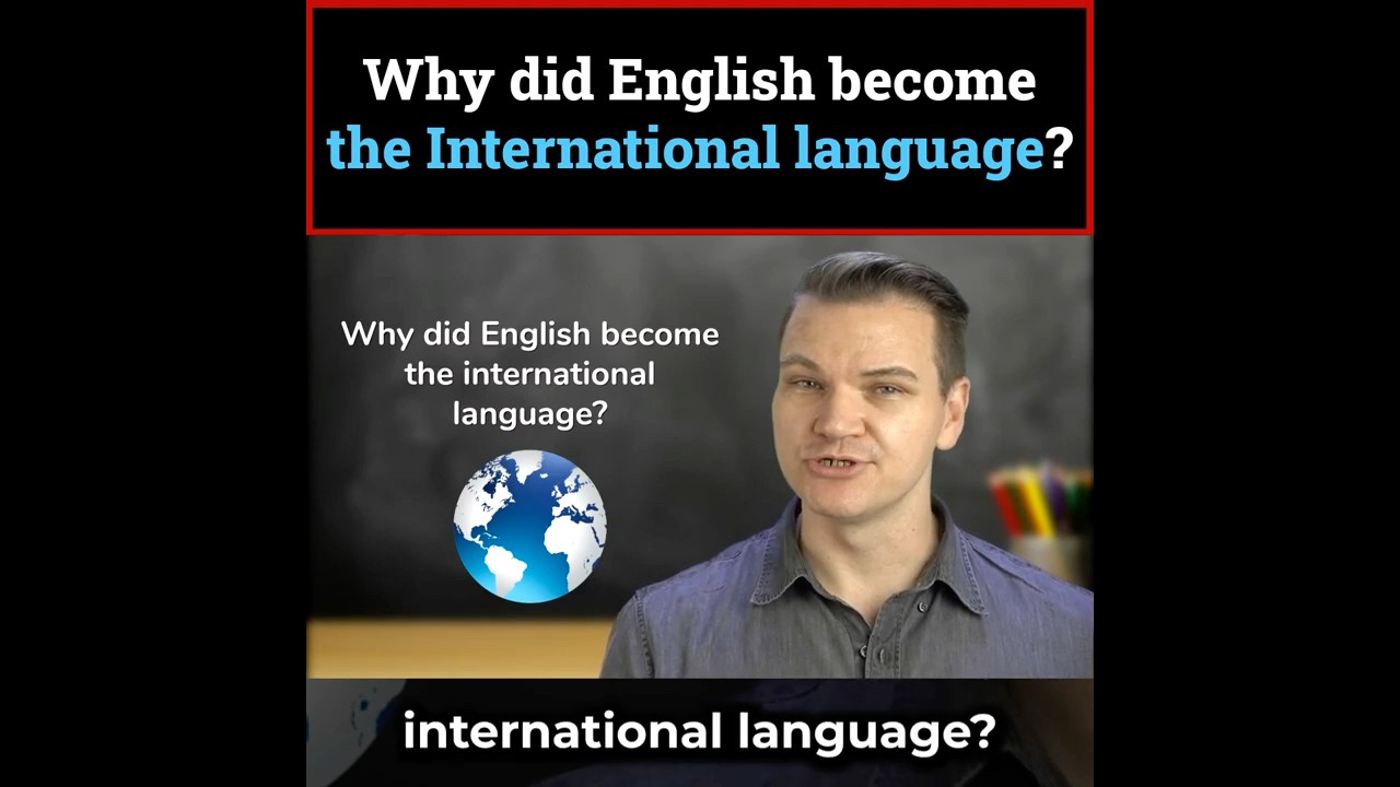 Why did English become the international language? cover art