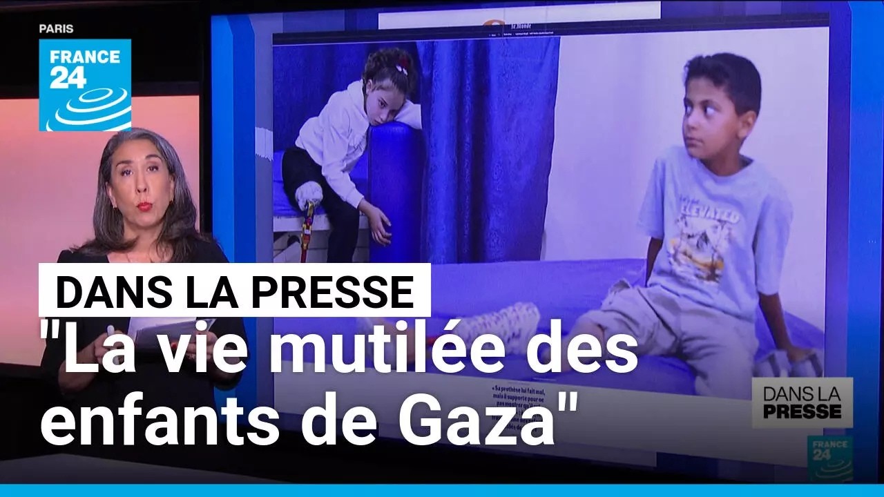 "La vie mutilée des enfants de Gaza" • FRANCE 24 cover art