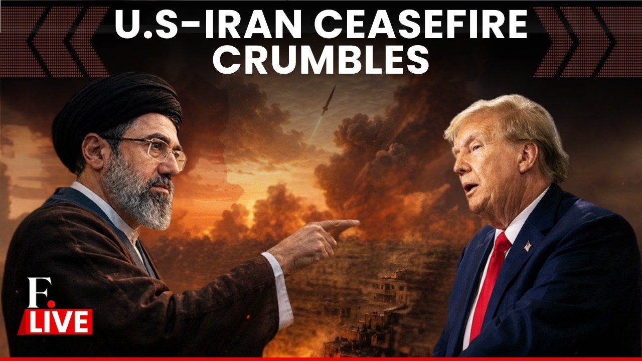 US Iran War LIVE: '48 Hours of Terror' Iran Stricken with Fresh Strikes from US  | US Iran Ceasefire cover art