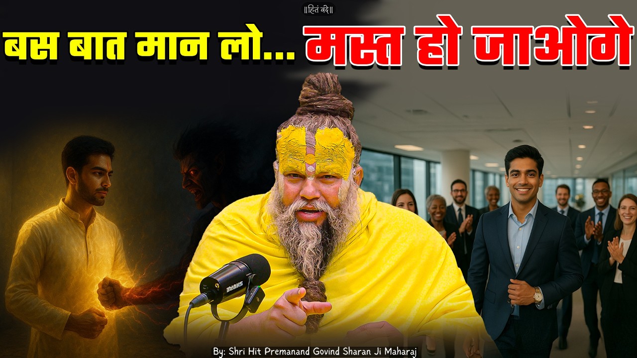 बस बात मान लो ... मस्त हो जाओगे ! // 22-06-2026 // Shri Hit Premanand Ji Maharaj cover art