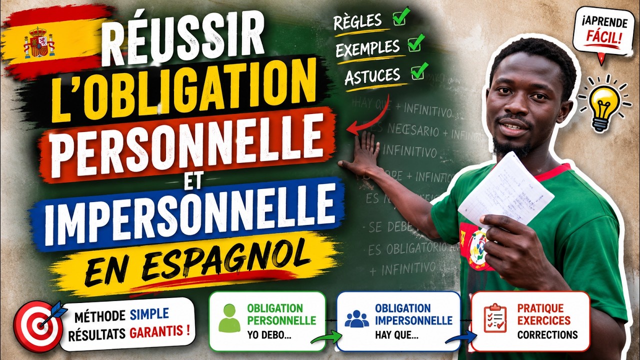 PRÉPA EXAMEN 2026 : RÉVISIONS DE L'OBLIGATION PERSONNELLE ET IMPERSONNELLE EN ESPAGNOL  cover art