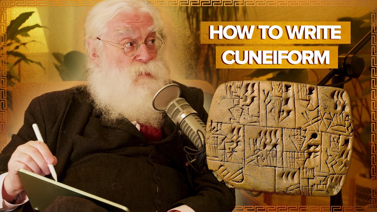 Irving Finkel Writes In Ancient Cuneiform cover art