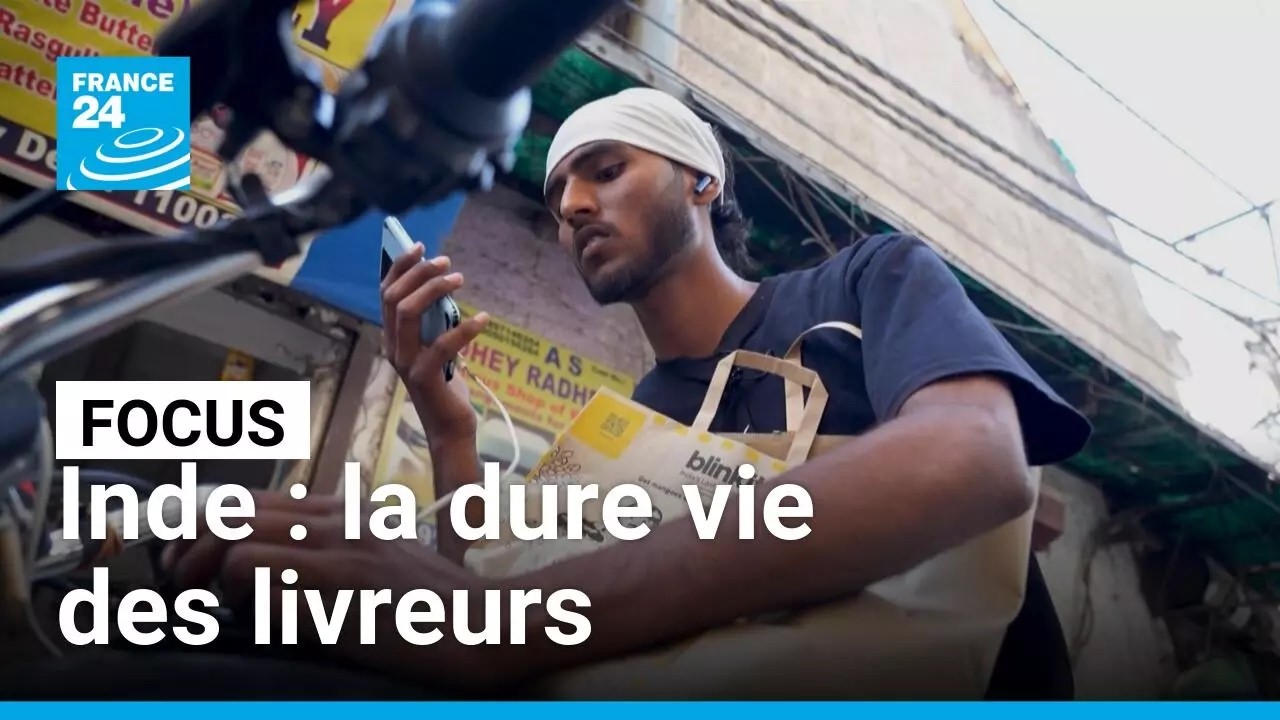 Inde : des livraisons toujours plus rapides... La dure vie des livreurs • FRANCE 24 cover art