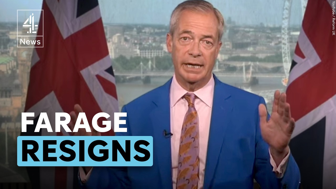 Farage quits to force by-election but opponents refuse to run cover art
