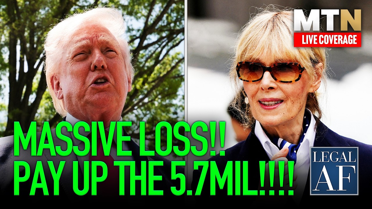 LIVE: Trump LOSES BIG and is FORCED to PAY MILLIONS!!! | Legal AF cover art