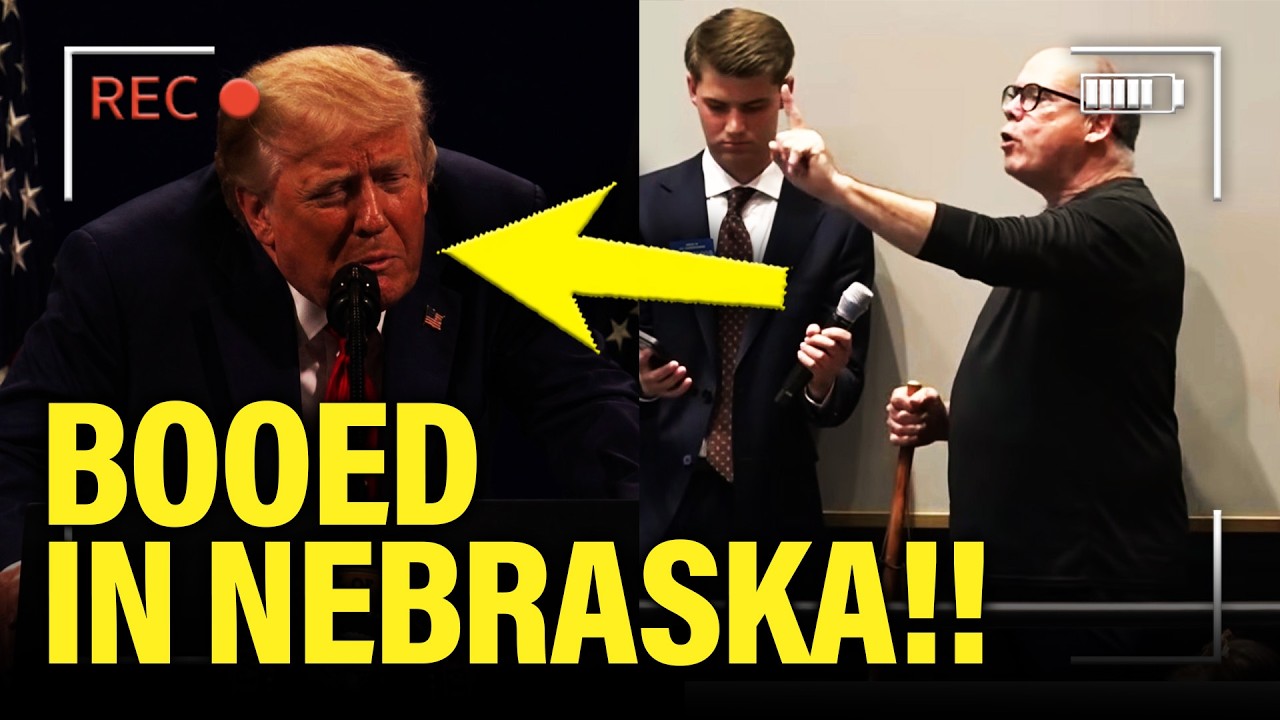 Trump gets BOOED IN NEBRASKA as TERM COLLAPSES!!! cover art