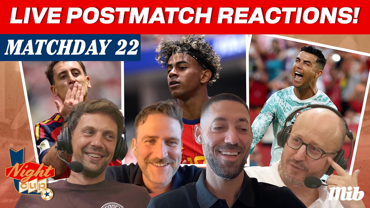 Ronaldo scores first knockout goal, Portugal advance | Spain cruises | LIVE! Post-Match Reactions cover art