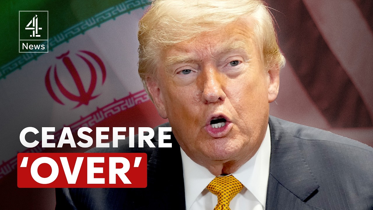 Ceasefire 'over' - Trump calls Iran leaders 'scum' and attacks resume cover art