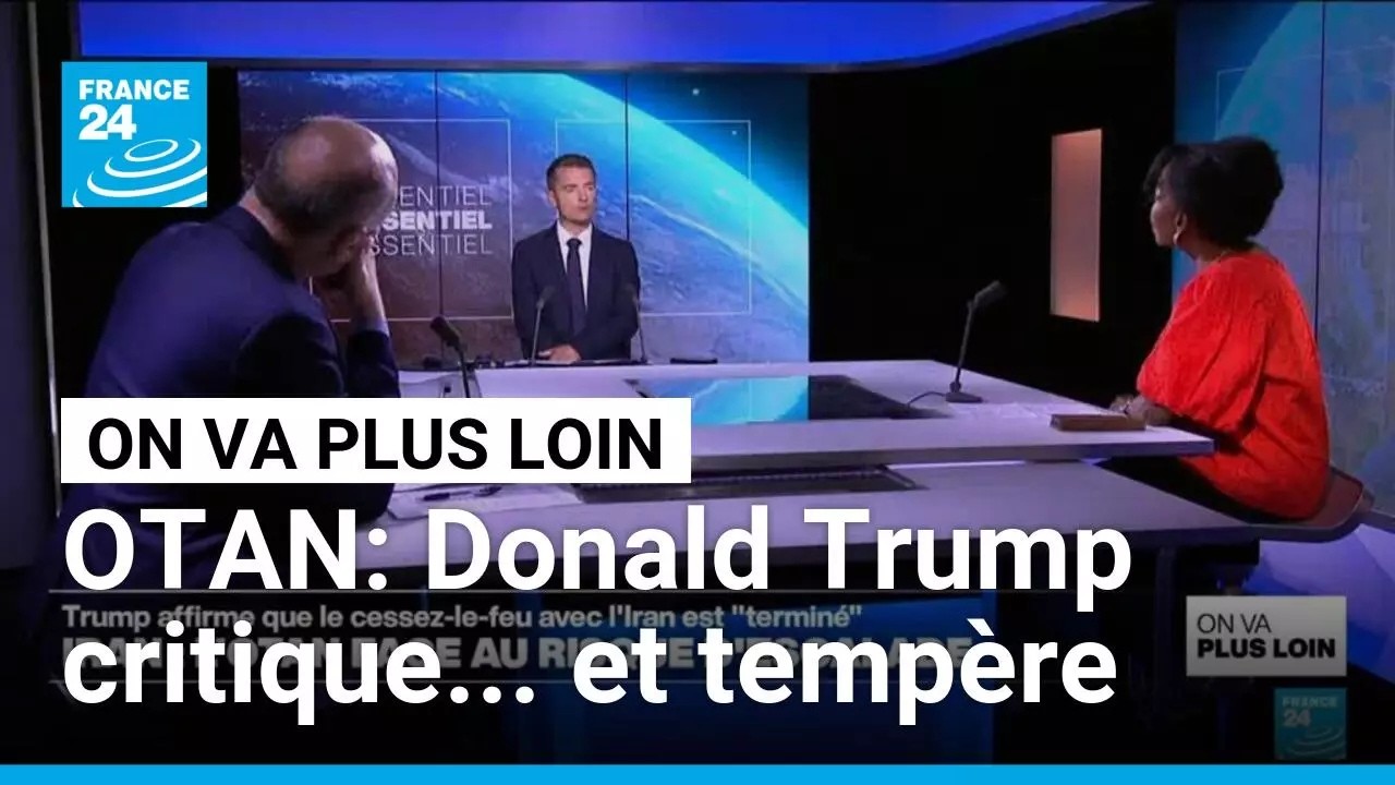 OTAN: Donald Trump critique... et tempère • FRANCE 24 cover art