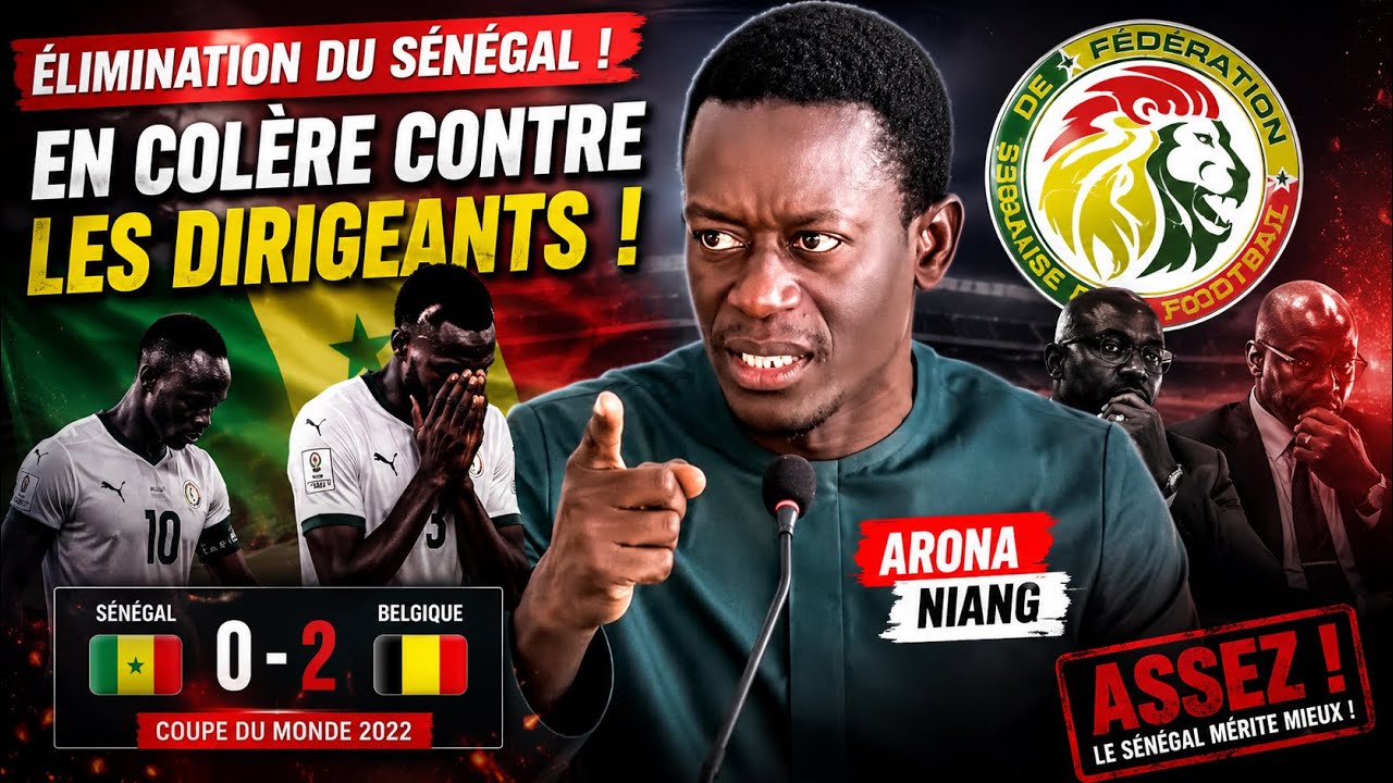 🚨 ÉLIMINATION DU SÉNÉGAL : LE COUP DE GUEULE D'ARONA NIANG ! cover art