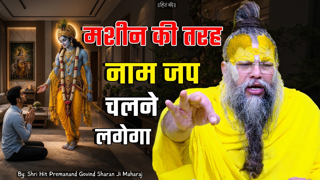 मशीन की तरह नाम जप चलने लगेगा ! // 16-06-2026 // Shri Hit Premanand Ji Maharaj cover art