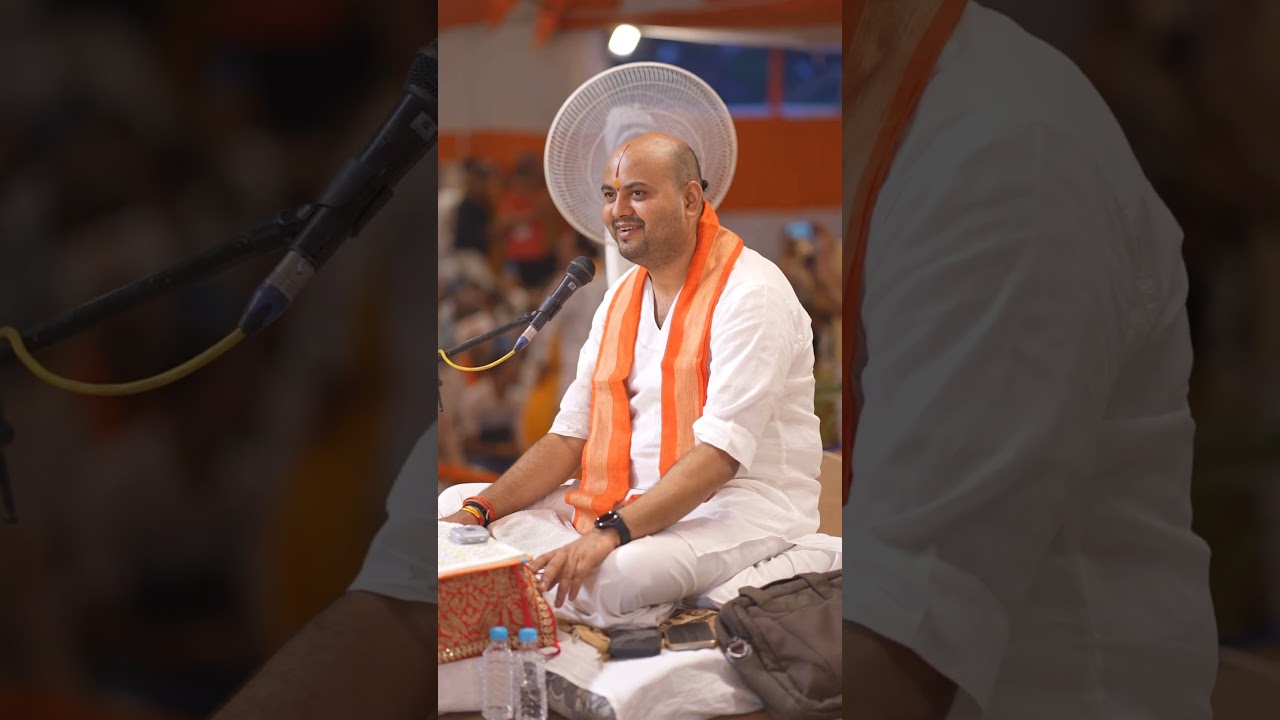 चतुर्थ दिवस – बाल चरित्र के दिव्य प्रसंगों ने आज श्रद्धालुओं के हृदय को भक्ति और आनन्द से भर दिया। cover art