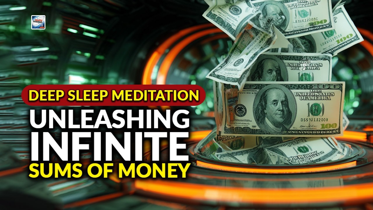 Deep Sleep Meditation - Unleashing Infinite Streams Of Money cover art