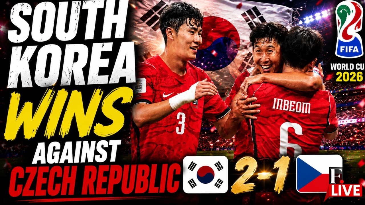 🔴 FIFA WORLD CUP LIVE: SOUTH KOREA TAKE DOWN CZECH REPUBLIC | SOUTH KOREA LEADS ! FIFA World Cup cover art