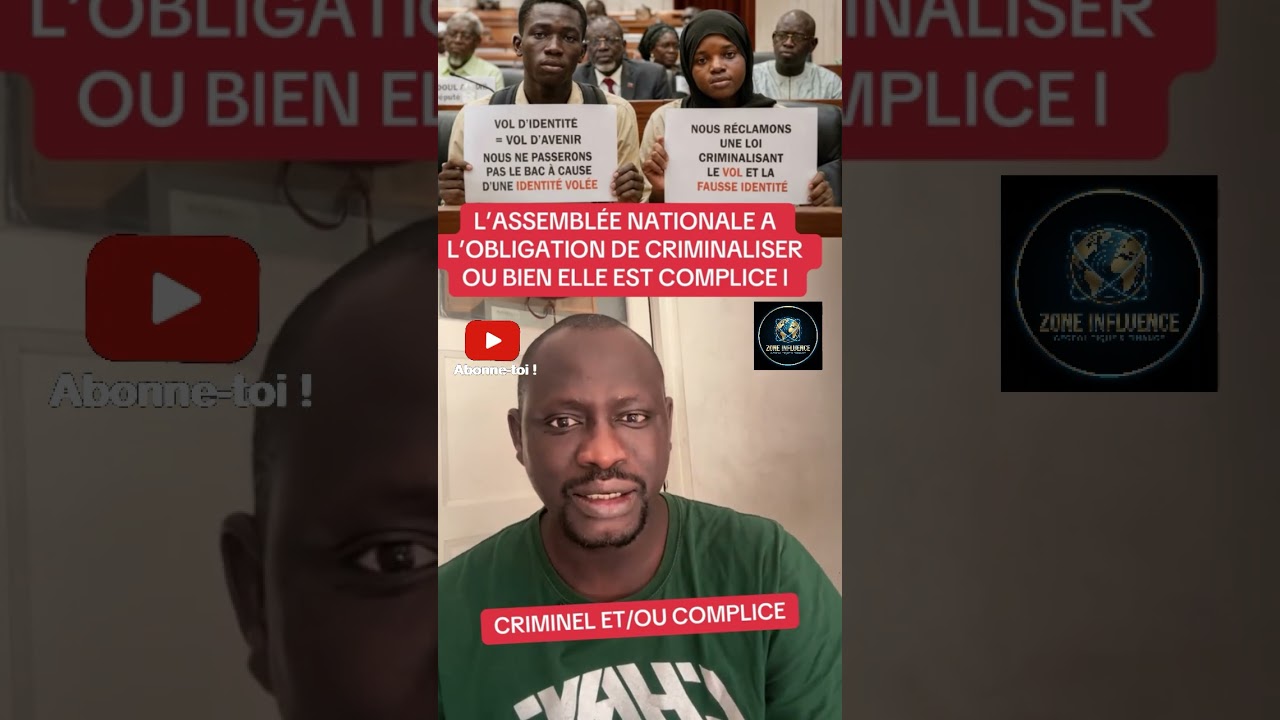 🚨 Faut-il criminaliser le trafic d'identité au Sénégal ? cover art