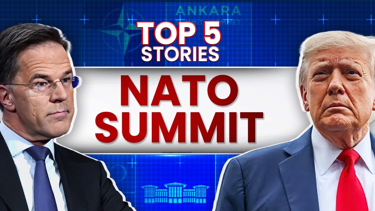NATO Summit LIVE | Top 5: Trump's Greenland Threat, NATO Gaffes & Spain Trade Row cover art