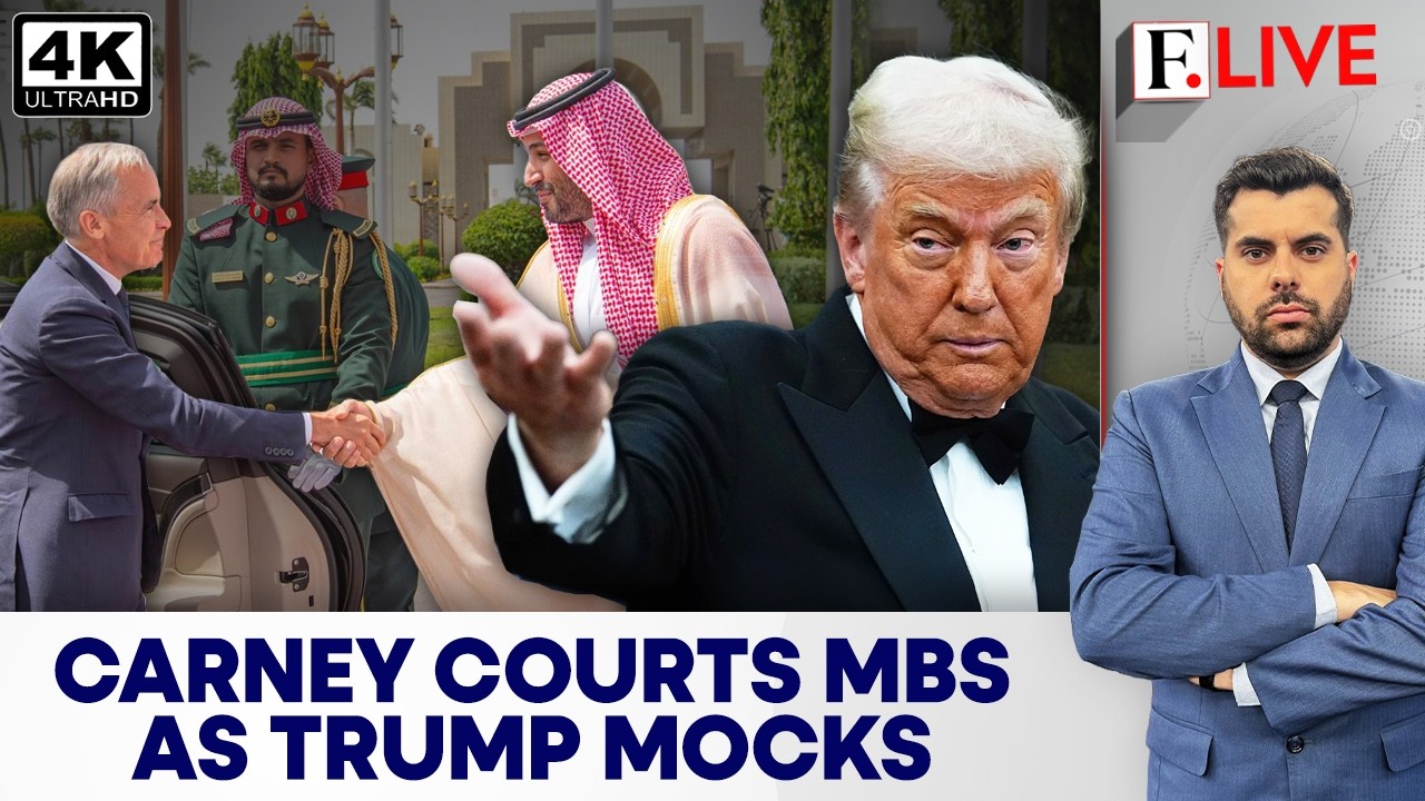 Carney Meets Saudi Arabia's MBS as Canada Looks Beyond Trump | Firstpost LIVE | 4K cover art