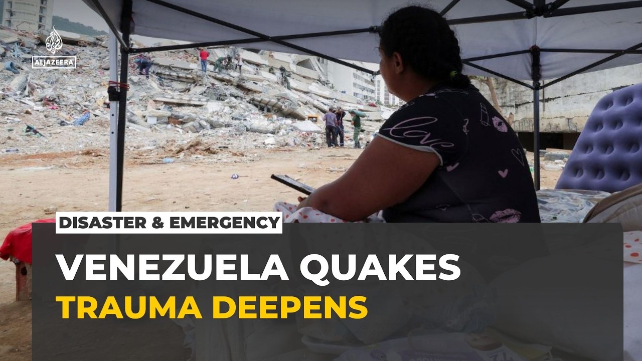 Venezuela earthquake survivors battle grief as humanitarian needs grow cover art