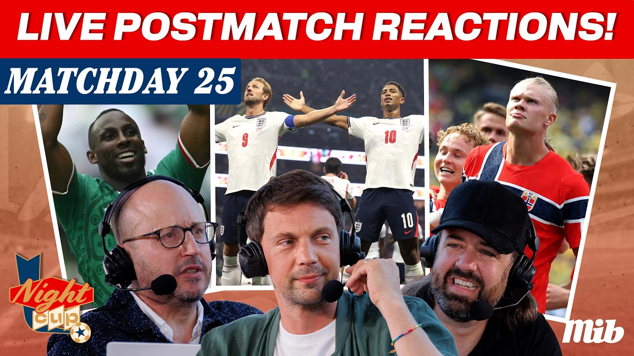 Balogun Red Card Debate! Mexico vs. England Madness! NOR v BRA LIVE Post-Match Reactions | Night Cup cover art