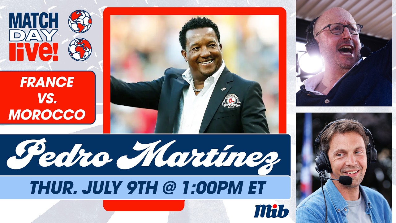 France vs Morocco LIVE! Pre-Match in Boston w/ Pedro Martinez, Sam Mewis and more! | Match Day Live cover art