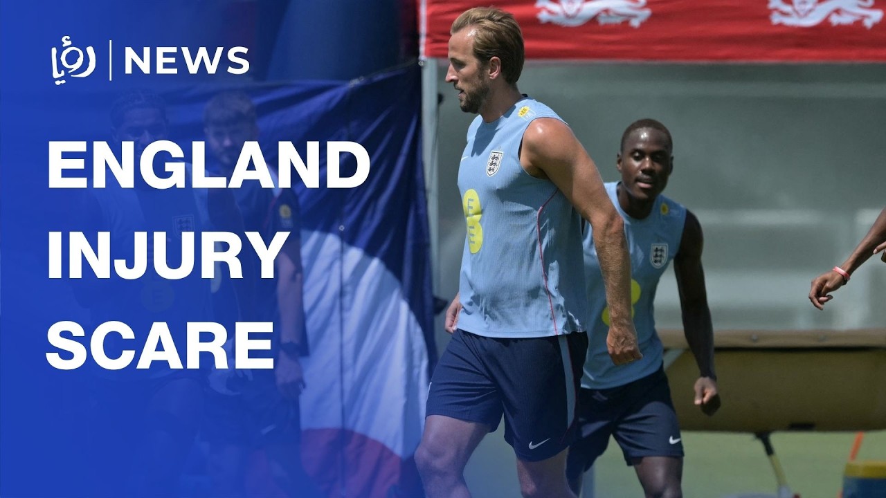 England training ahead of World Cup quarter-final against Norway cover art