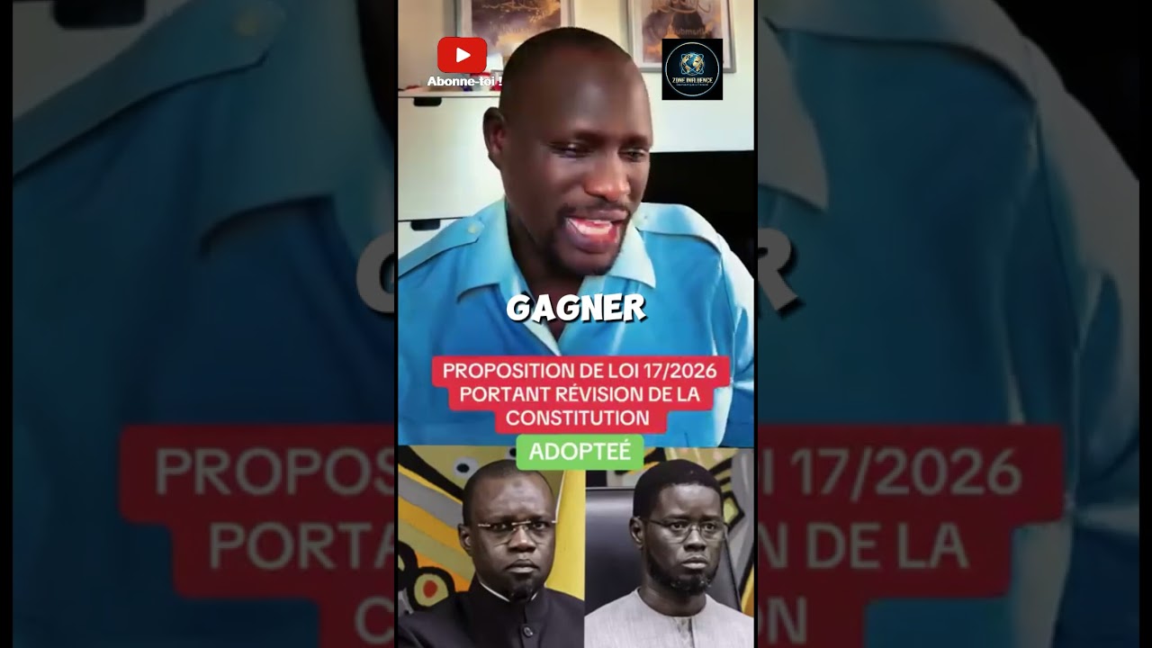 🚨 C'est officiel : cette loi est adoptée au Sénégal ! 🇸🇳 cover art