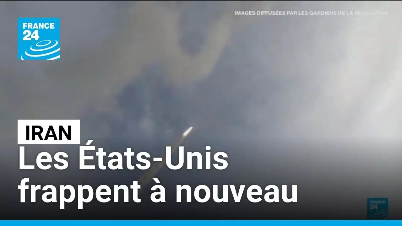 Les États-Unis frappent à nouveau l'Iran, qui riposte dans le Golfe • FRANCE 24 cover art