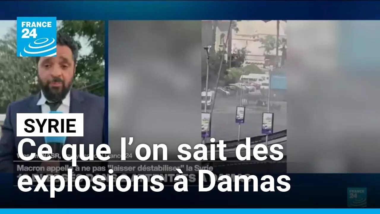 Syrie : ce que l’on sait des explosions à Damas survenues pendant la visite de Macron cover art