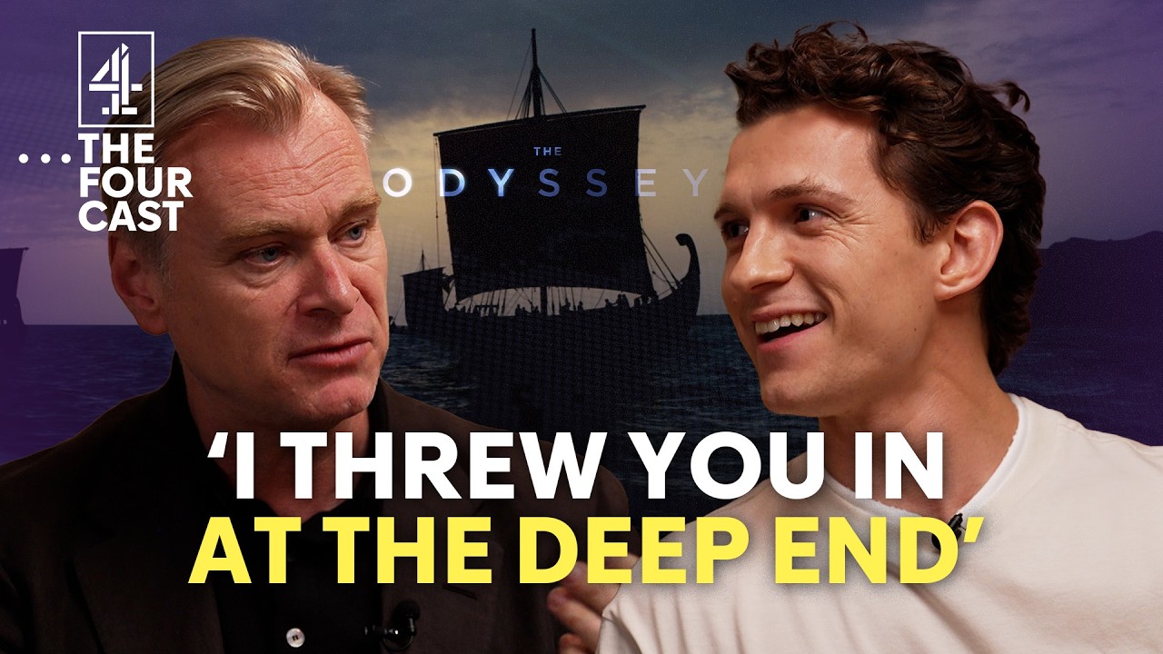 Tom Holland and Christopher Nolan on recreating The Odyssey cover art