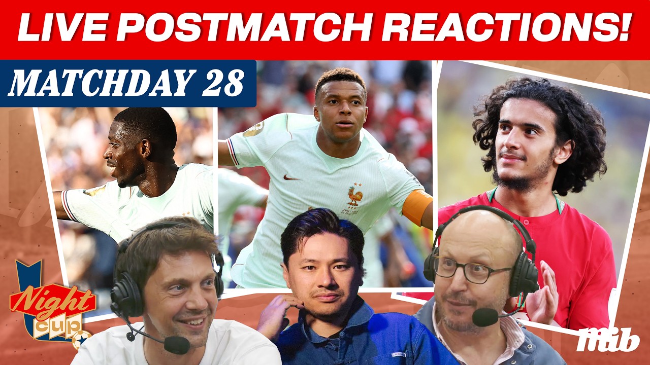 France vs. Morocco LIVE! Post-Match Reactions w/ Pablo Torre | Night Cup cover art