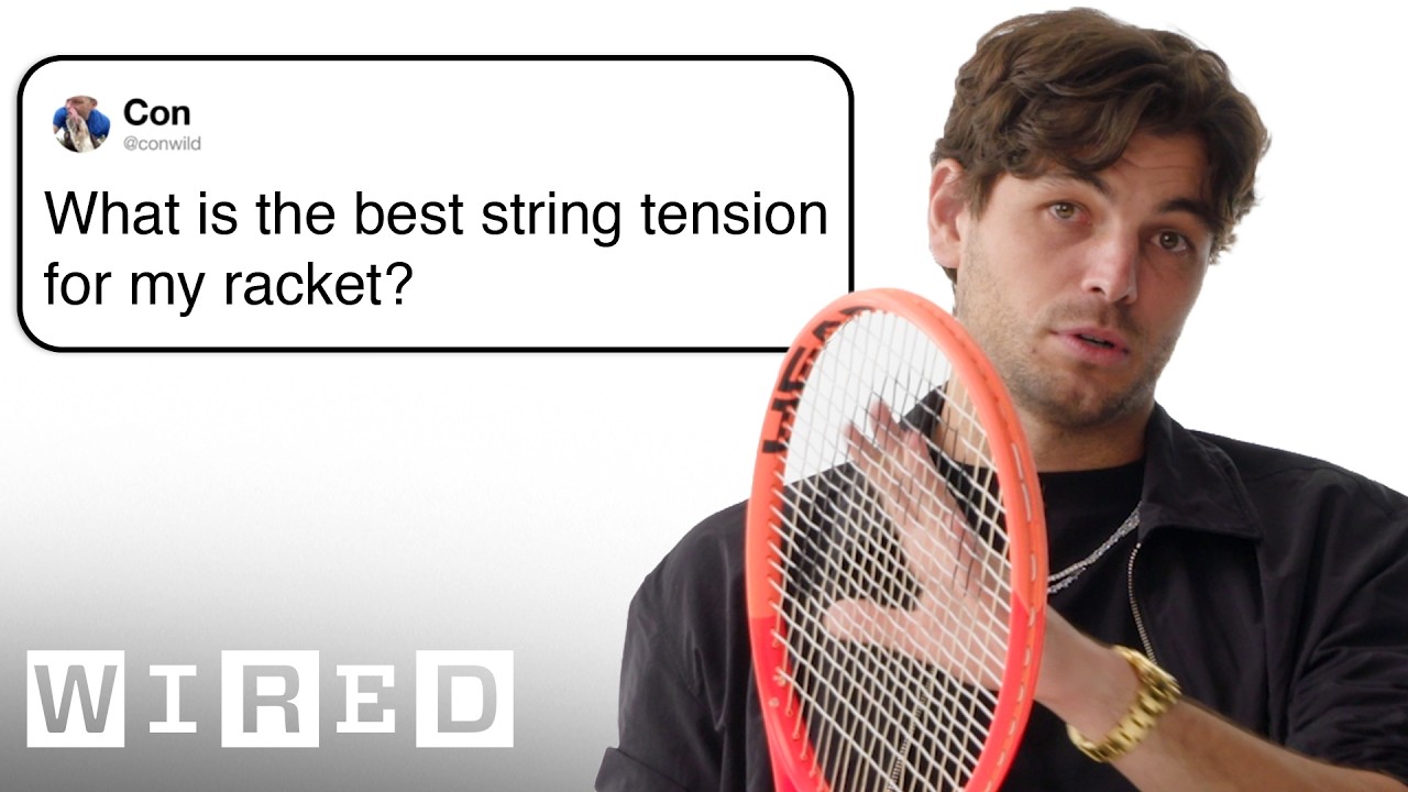 Taylor Fritz Answers Tennis Questions | Tech Support | WIRED cover art